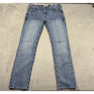 Ariat Jeans Mens 38x36 M7 Wessley Straight Blue Denim Rodeo Cowboy Western